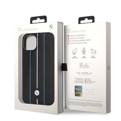 Funda BMW Diseño Pista para iPhone 14 Plus - Negro | Case Original de Lujo