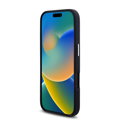 Funda BMW de Lujo con Logotipo Metálico para iPhone 16 Pro Max - Azul | Case Original