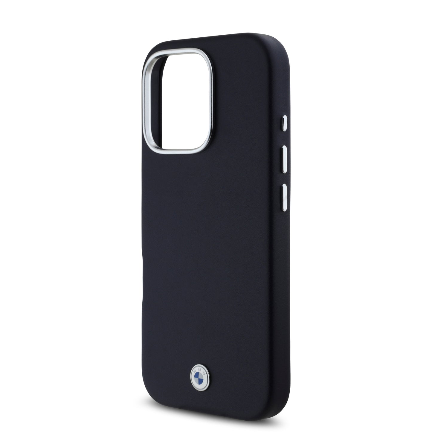 Funda BMW de Lujo con Logotipo Metálico para iPhone 16 Pro Max - Azul | Case Original