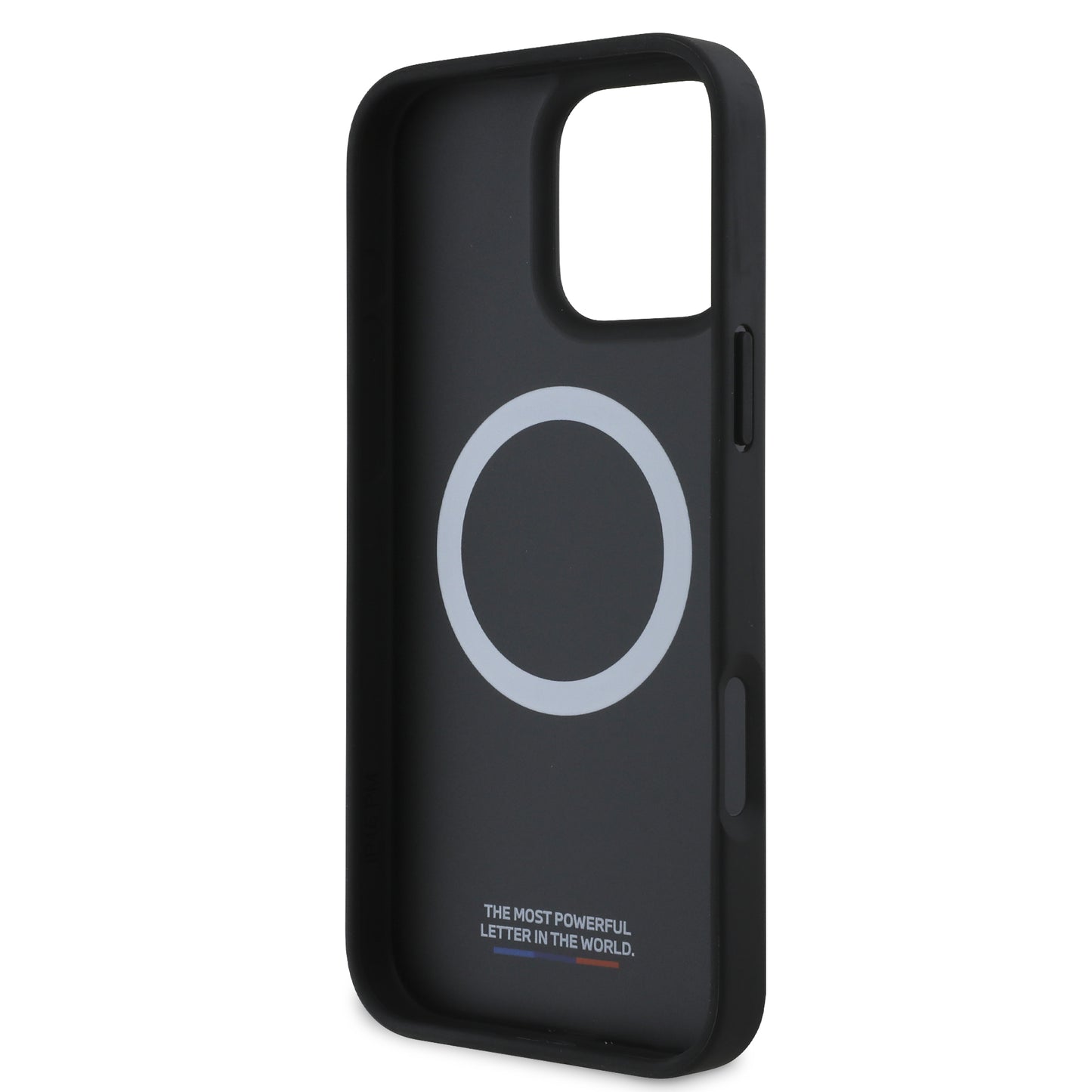 Funda BMW con Líneas Tricolor M Sport para iPhone 16 Pro Max - Blanco | Case Original