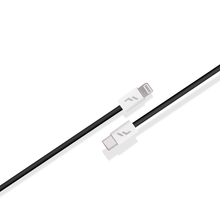 Cargar imagen en el visor de la galería, Cable Forward Tipo C a Lightning de Silicón Color Negro