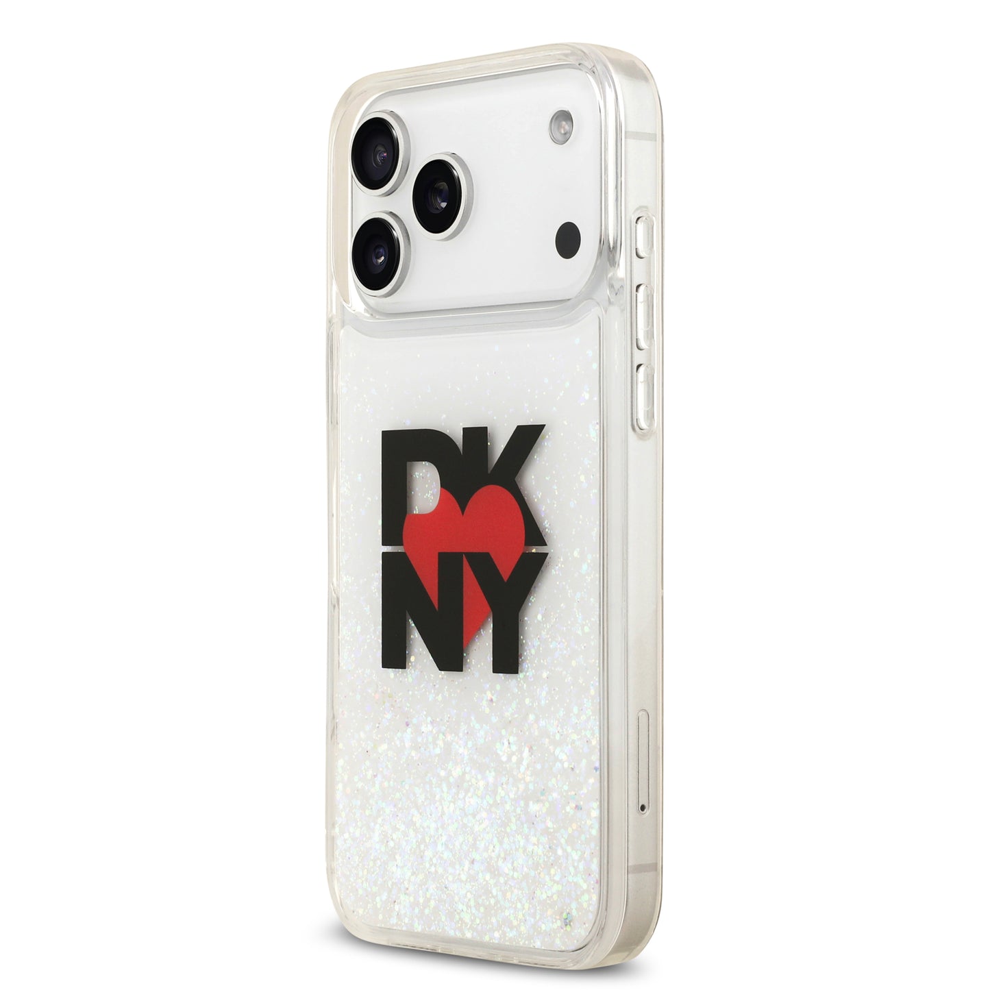 Case DKNY Liquid Glitter para iPhone 17 Pro | Funda Brillante a Prueba de Golpes