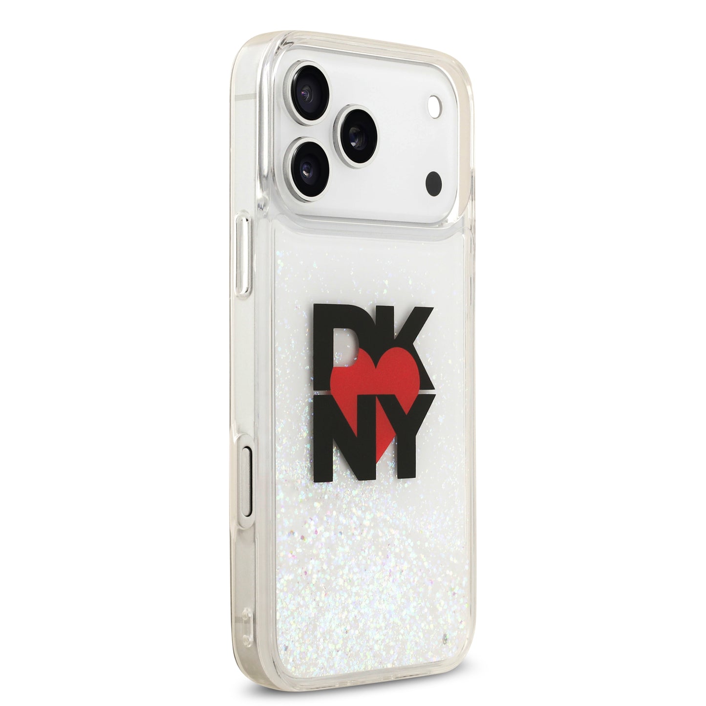 Case DKNY Liquid Glitter para iPhone 17 Pro Max | Funda Brillante a Prueba de Golpes