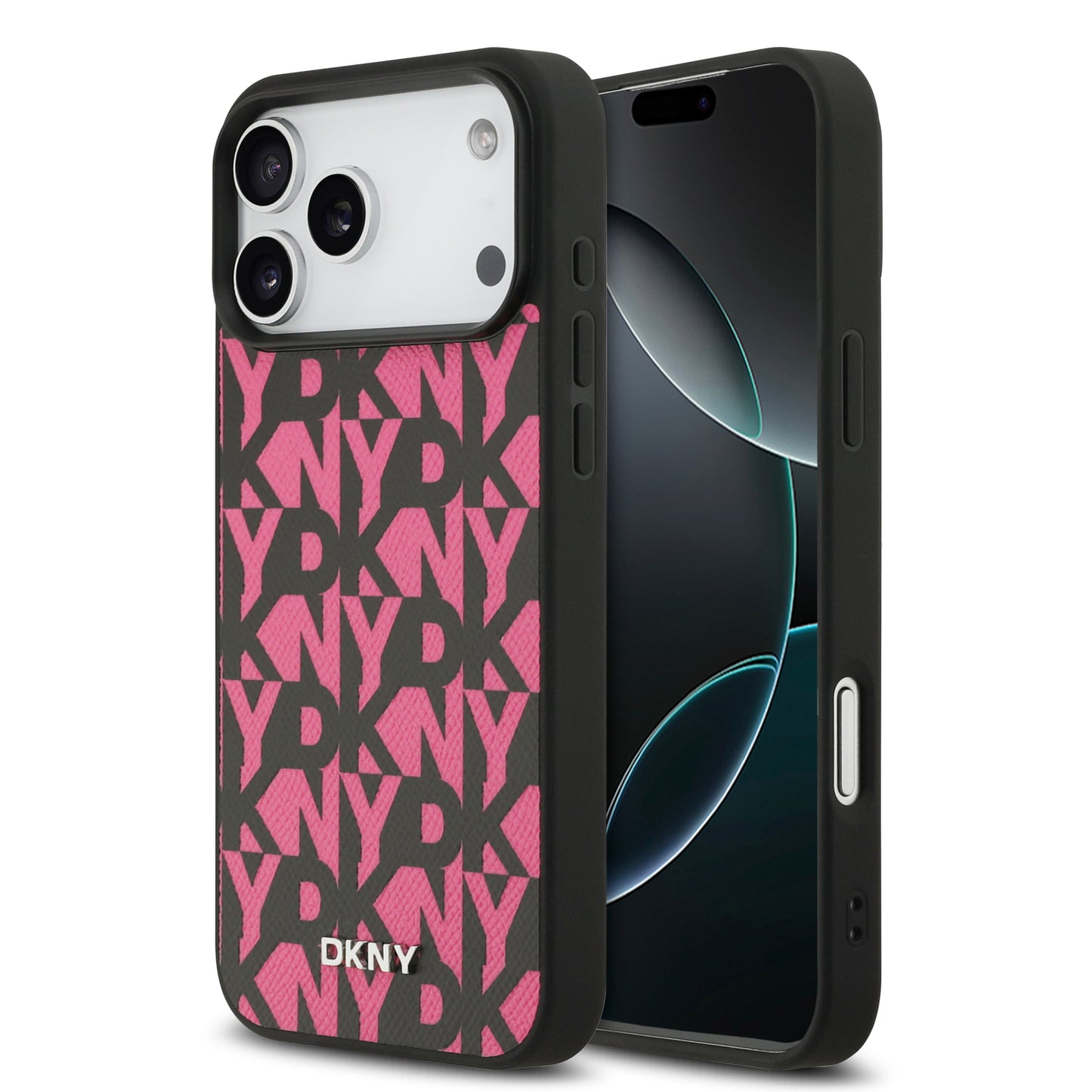 Funda DKNY de Piel PU Estilo Cuadros para iPhone 17 Pro Max | Case Premium 44