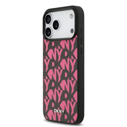 Funda DKNY de Piel PU Estilo Cuadros para iPhone 17 Pro Max | Case Premium 44