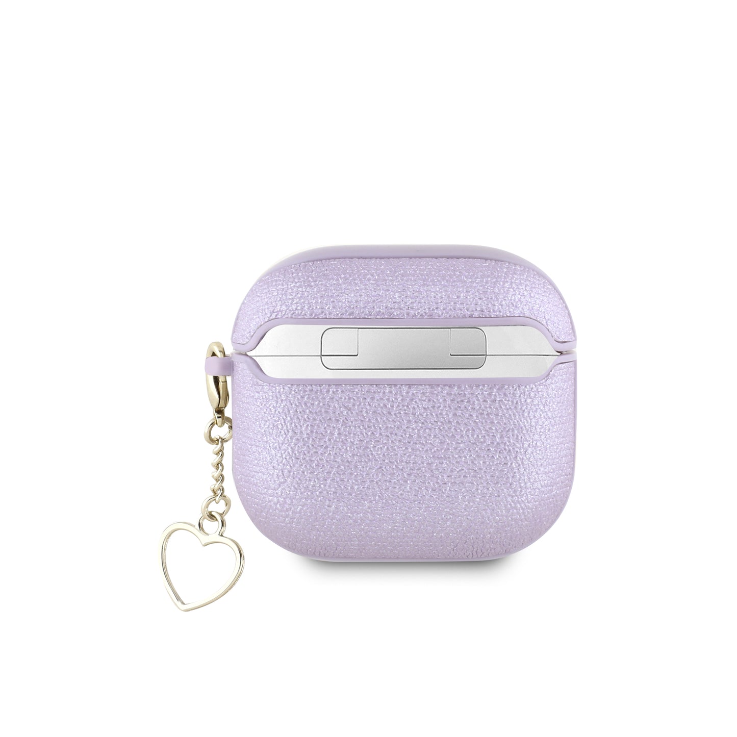Case Guess Lila AirPods 4 con Logo Metálico – Elegancia y Protección en un Solo Accesorio