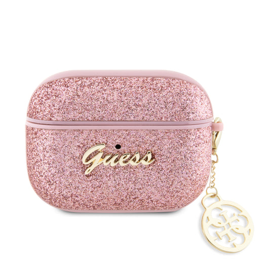 Case Guess Brillos AirPod Pro Rosa | Protección y Estilo