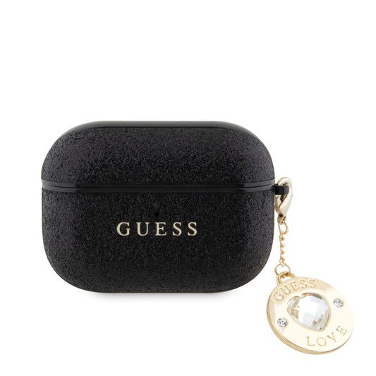 Case Guess Brillos Logo Clásico para AirPods Pro Negro - Protección Premium