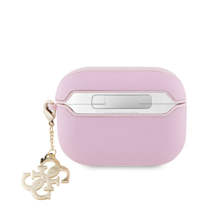 Case Guess Safiano Airpods 3 Rosa | Funda Premium de Lujo