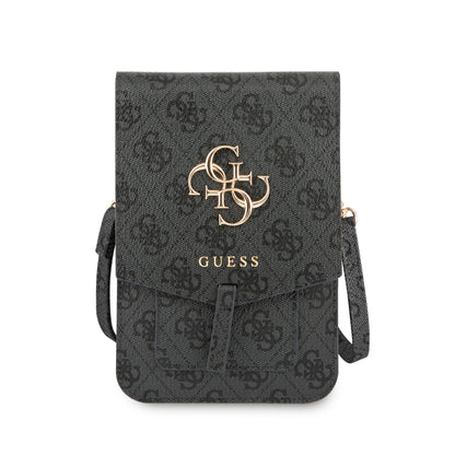 Set de Lujo Guess: Cartera Monograma 4G + Audífonos Inalámbricos Lipstick Negros | Kit de Regalo Original