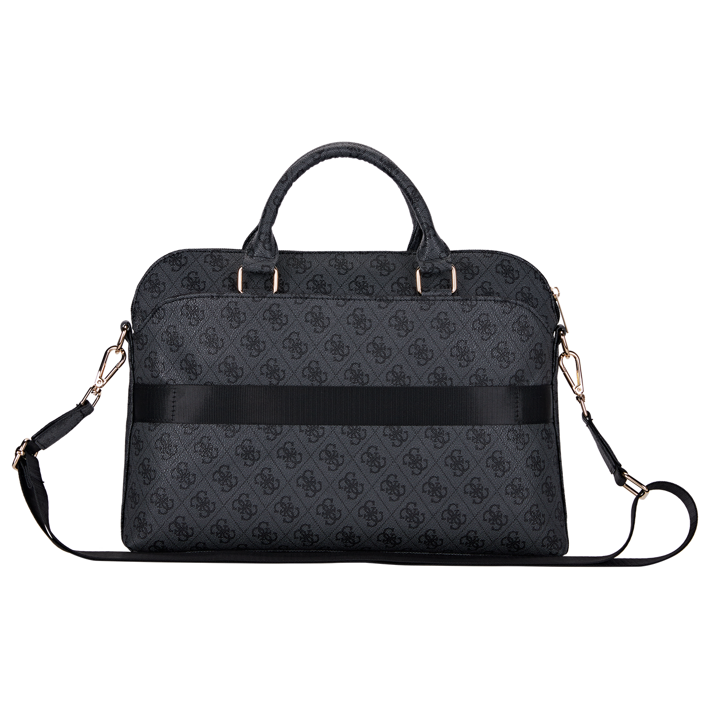 Portafolio Guess 4G Logo Triángulo 15" Negro | Estilo Profesional y Elegante