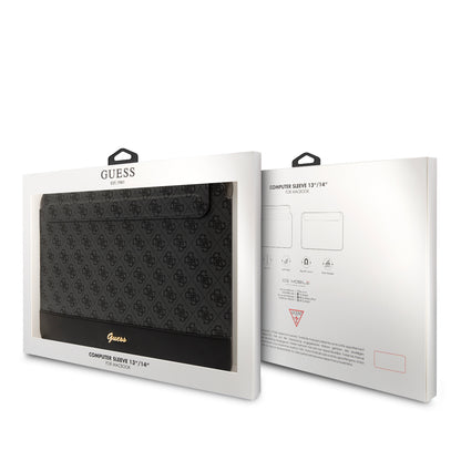Funda Guess 4G Logo Clásico Negra para Laptop 14" – Elegancia y Protección