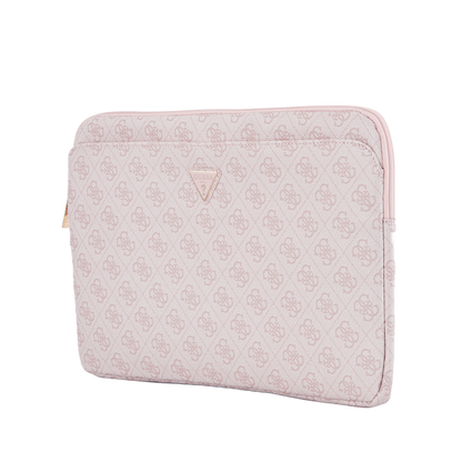 Funda Guess 4G Logo Triángulo 14" Rosa | Estilo, Protección y Elegancia