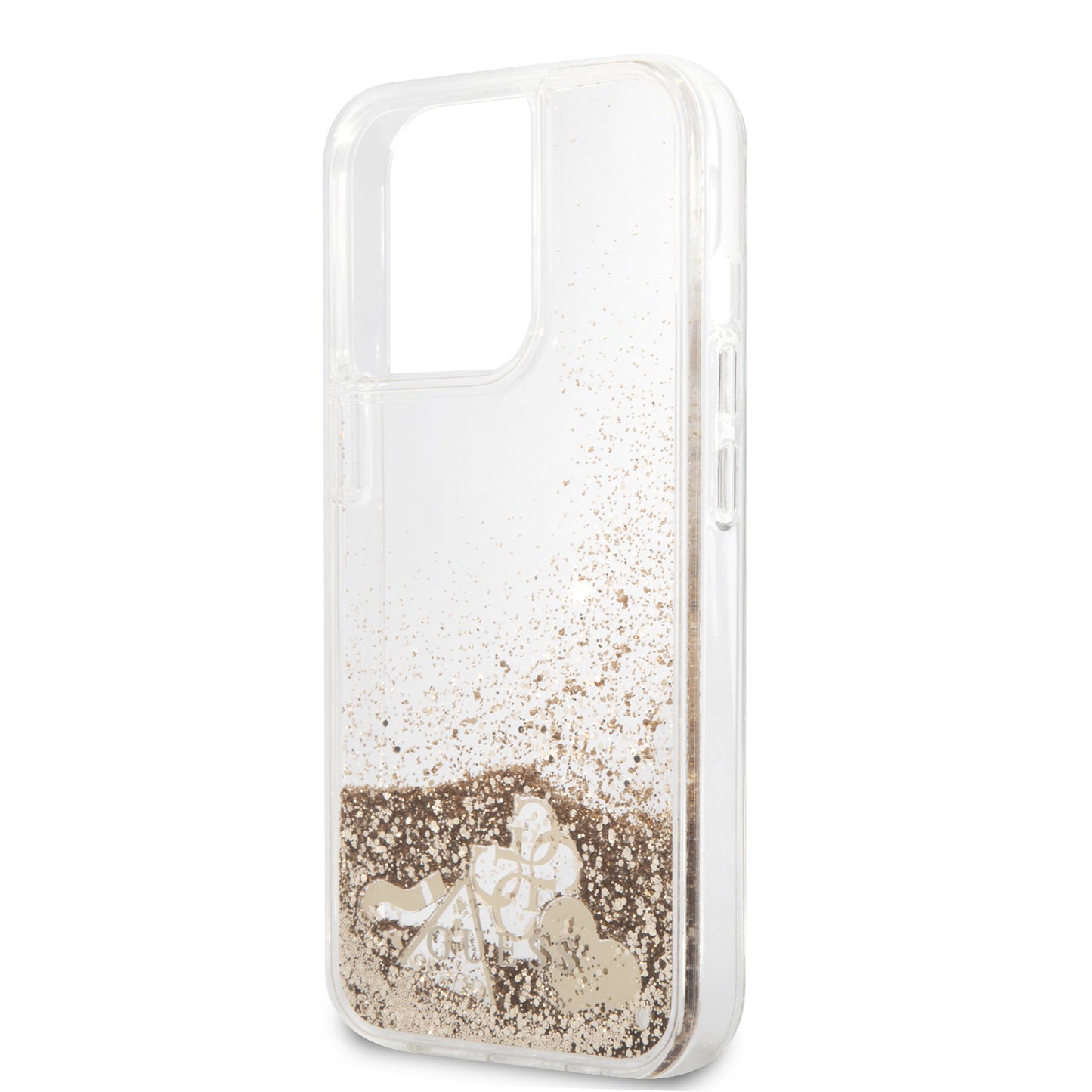 Case Guess Brillos Dorados para iPhone 13 Pro - Elegancia y Protección