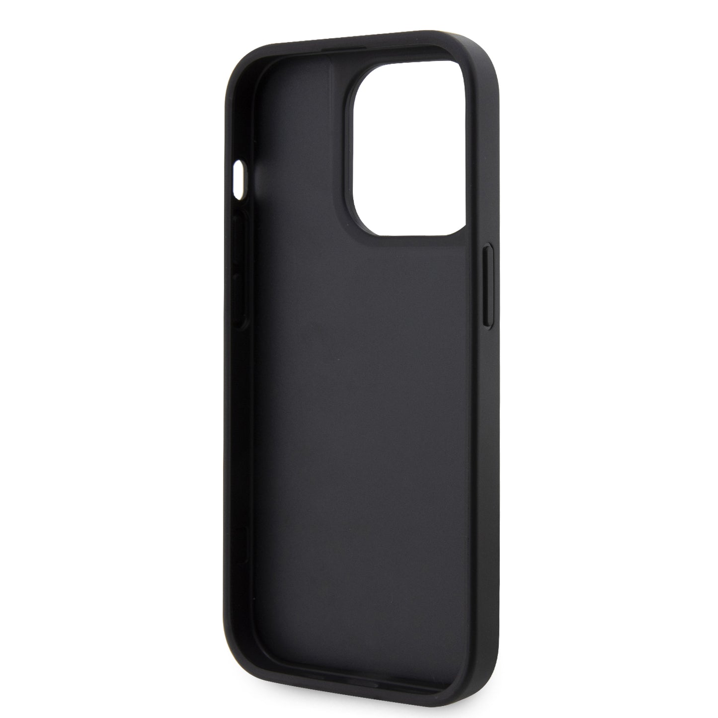 Case Guess Pedrería Logo Clásico para iPhone 15 Pro Negro - Funda de Lujo