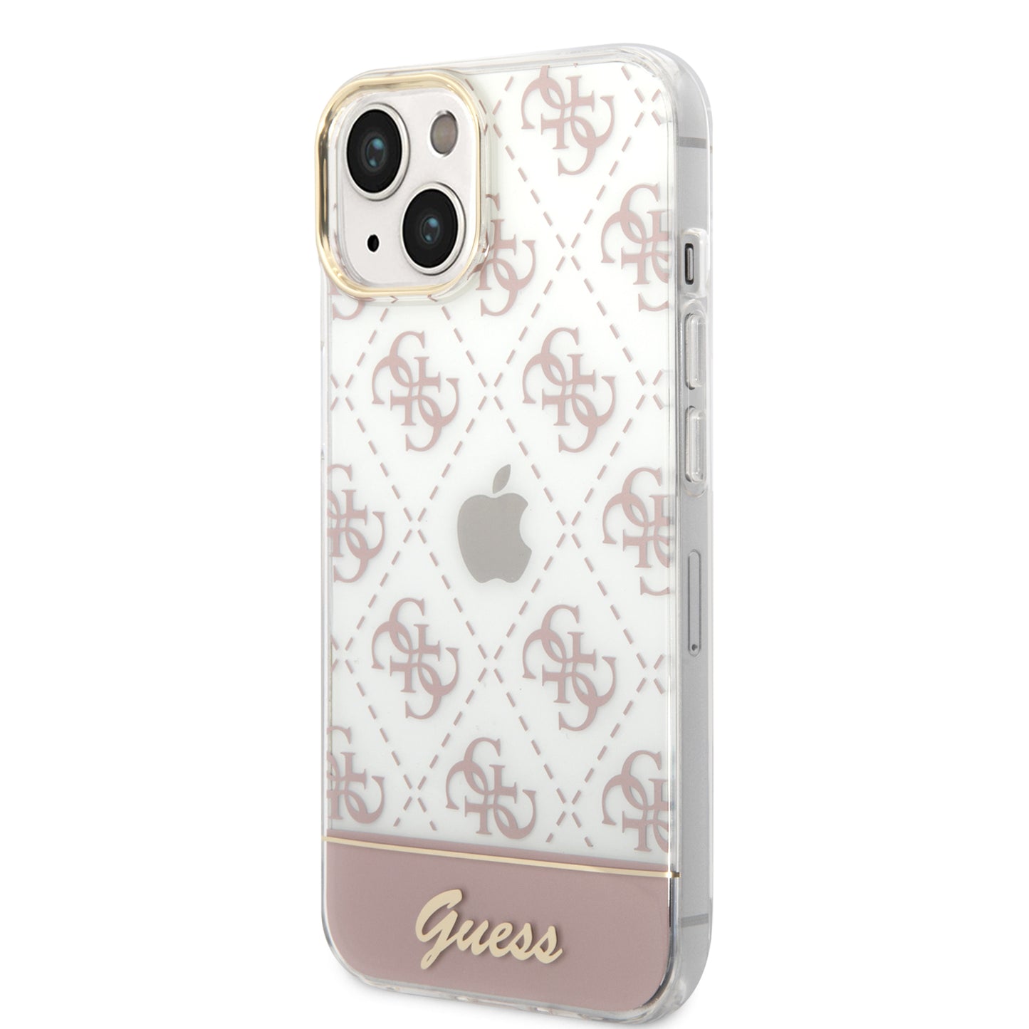 Funda Guess con Logo 4G Impreso para iPhone 14 Plus - Rosa | Case Original de Lujo