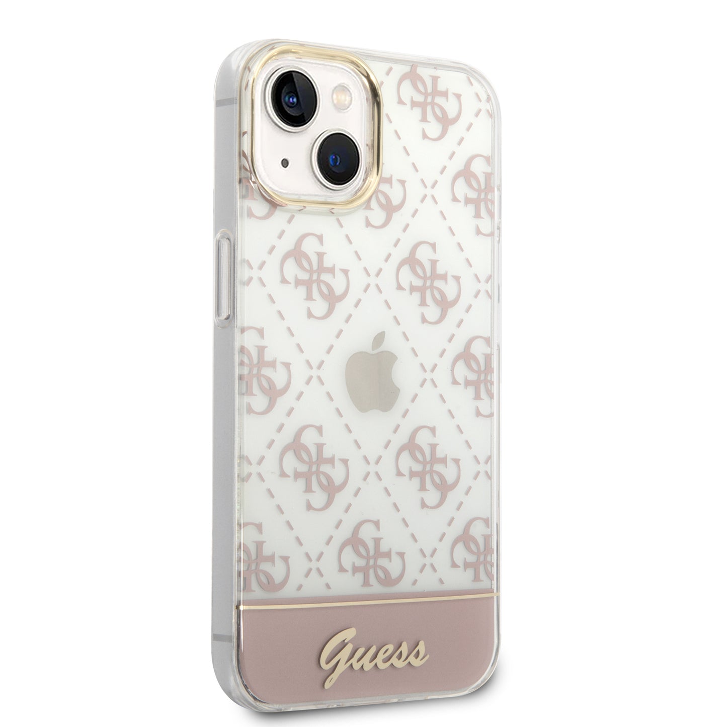 Funda Guess con Logo 4G Impreso para iPhone 14 Plus - Rosa | Case Original de Lujo