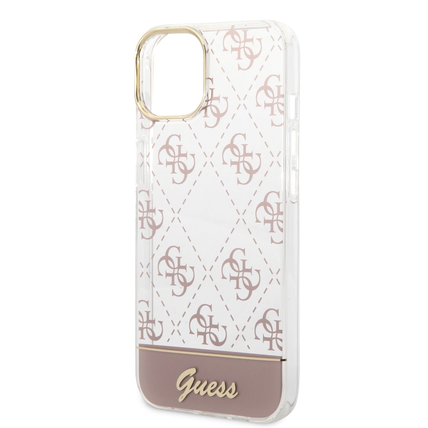 Funda Guess con Logo 4G Impreso para iPhone 14 Plus - Rosa | Case Original de Lujo