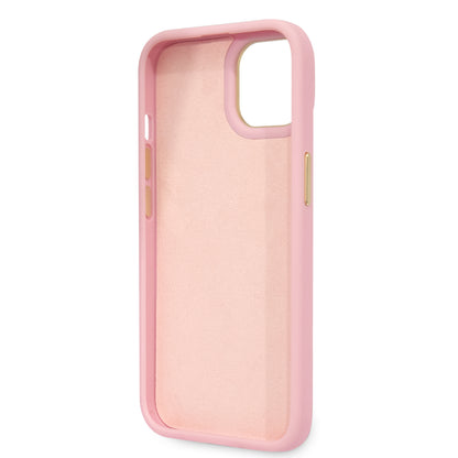 Funda Guess Tipo Piel de Cocodrilo Rosa para iPhone 14 Plus – Estilo Premium