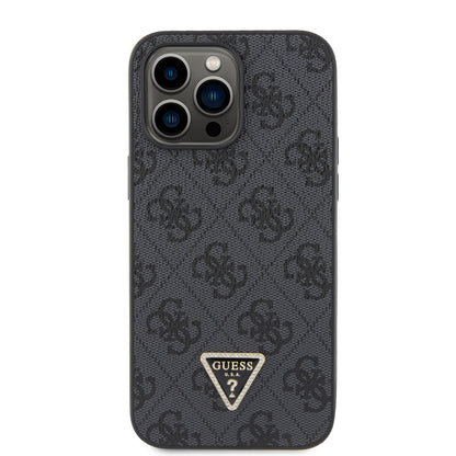 Case Guess 4G Logo Clásico para iPhone 14 Pro Negro - Protección y Estilo Premium