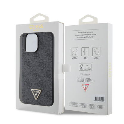 Case Guess 4G Logo Clásico para iPhone 14 Pro Negro - Protección y Estilo Premium