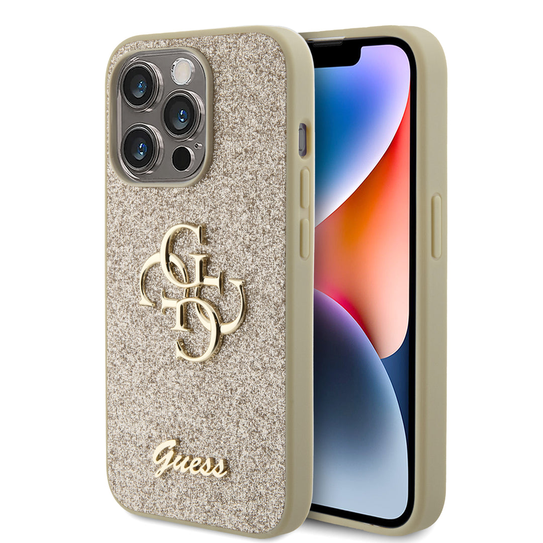 Funda Guess de Brillos y Logo 4G iPhone 15 Pro