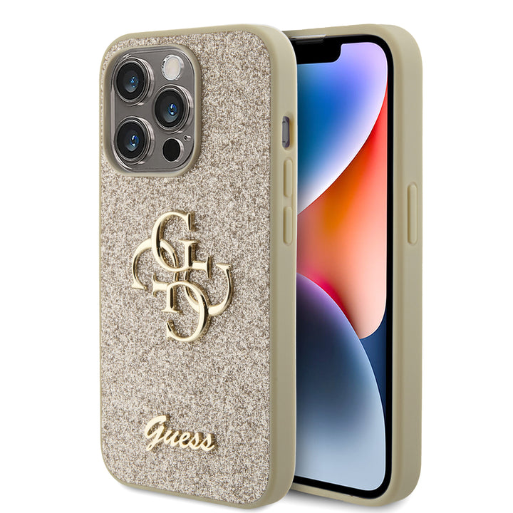 Funda Guess de Brillos y Logo 4G iPhone 15 Pro