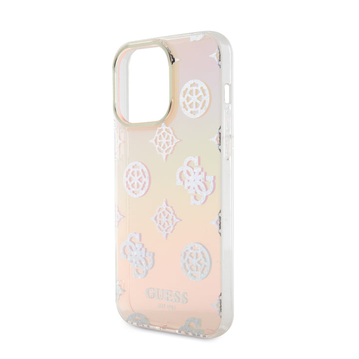 Case Guess Peony Tornasol con Correa para iPhone 15 Pro