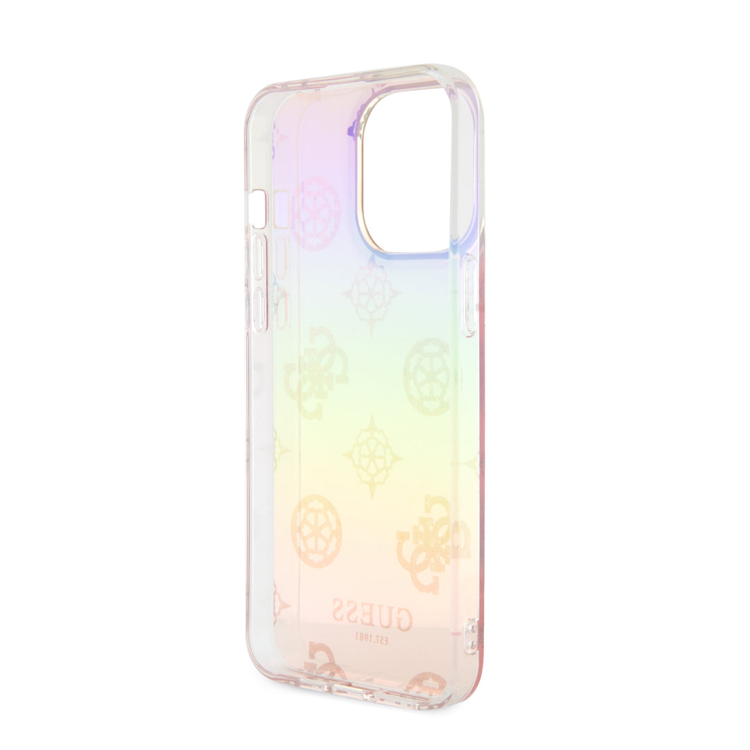 Case Guess Peony Tornasol con Correa para iPhone 15 Pro