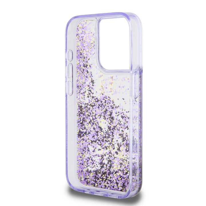Funda Guess Guittler Dorado y Morado iPhone 15 Pro