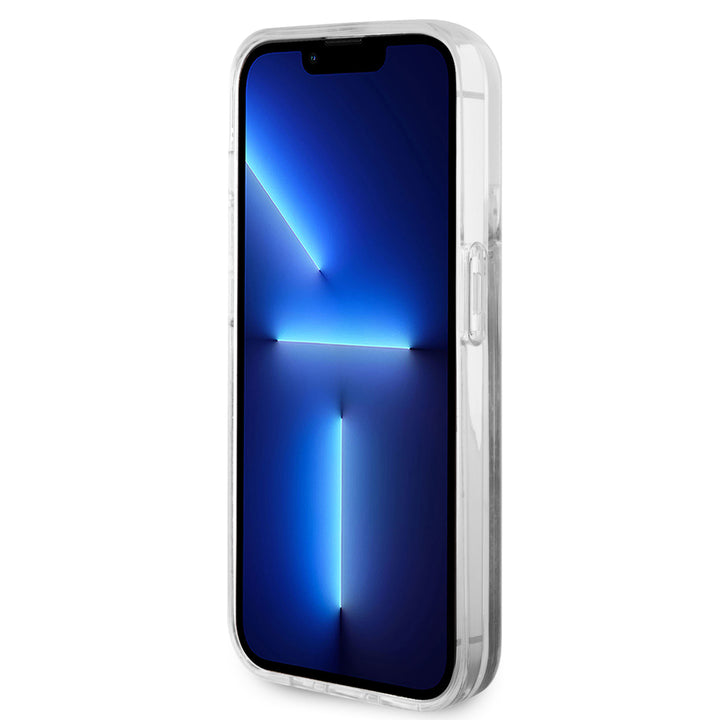 Funda Guess TPU Brillantina Plata 4G para iPhone 15 Pro