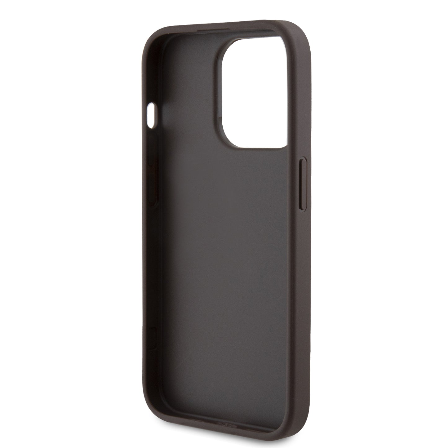 Case Guess 4G Pista Café para iPhone 15 Pro | Estilo Clásico y Protección Elegante