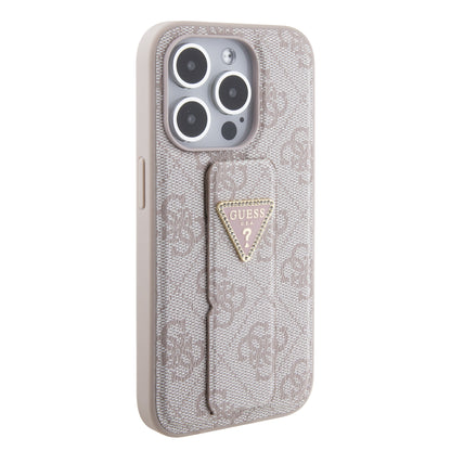 Case Guess 4G Logo Triángulo para iPhone 15 Pro Rosa | Estilo y Protección