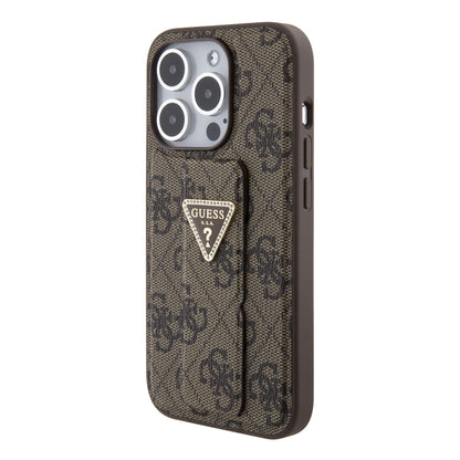 Case Guess 4G Logo Clásico con Stand para iPhone 15 Pro - Estilo y Funcionalidad