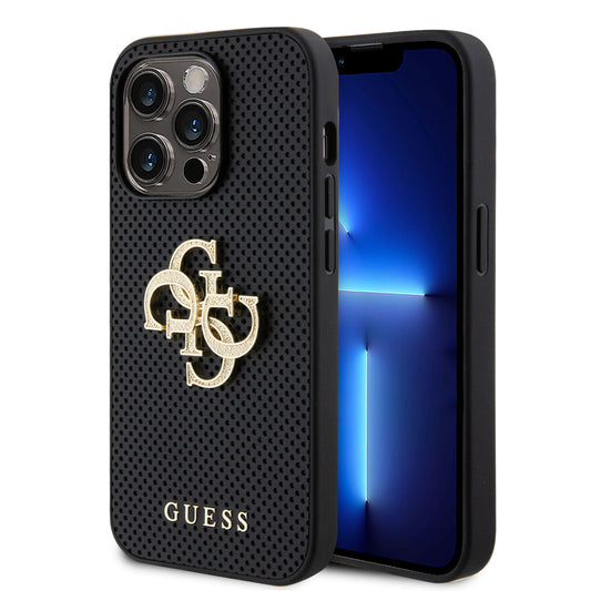 Case Guess Perforado con Logo 4G iPhone 15 Pro