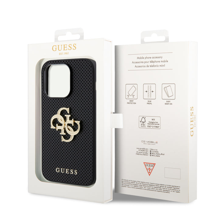 Funda Guess Perforado con Logo 4G iPhone 15 Pro