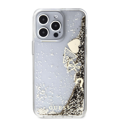 Case Guess Brillos Dorado iPhone 15 Pro Max - Glamour y Protección