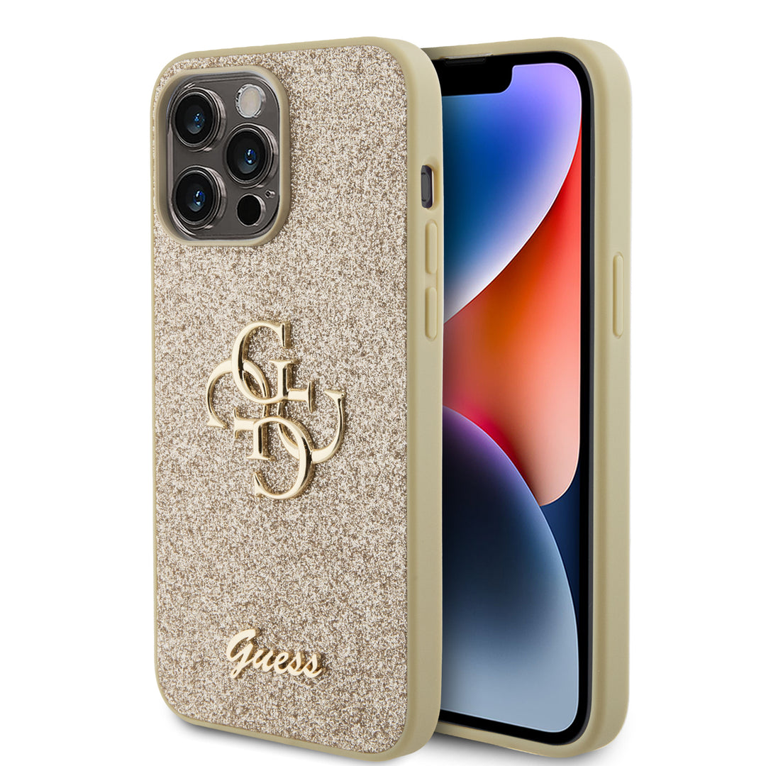 Funda Guess Brillos con Logo 4G iPhone 15 Pro Max