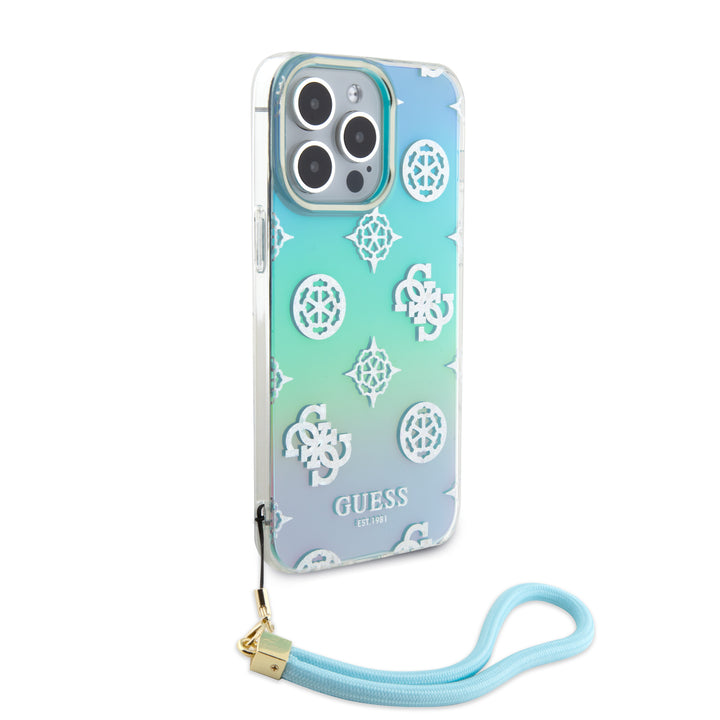 Case Guess Peony con Correa de Mano iPhone 15 Pro Max