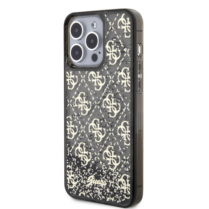 Funda Guess 4G Brillantina para iPhone 15 Pro Max – Negra | Case Original y Premium