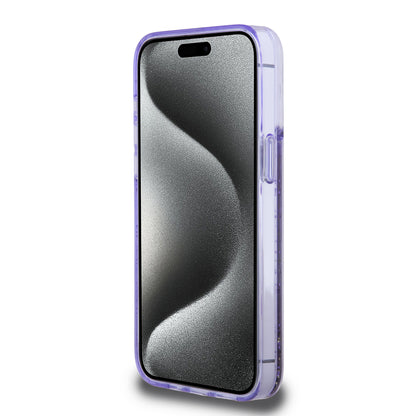 Case Guess Guittler Dorado y Morado iPhone 15 Pro Max