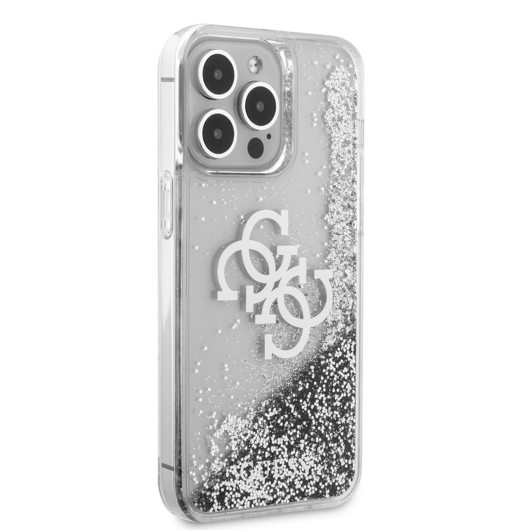 Funda Guess TPU Brillantina Transparente para iPhone 15 Pro Max