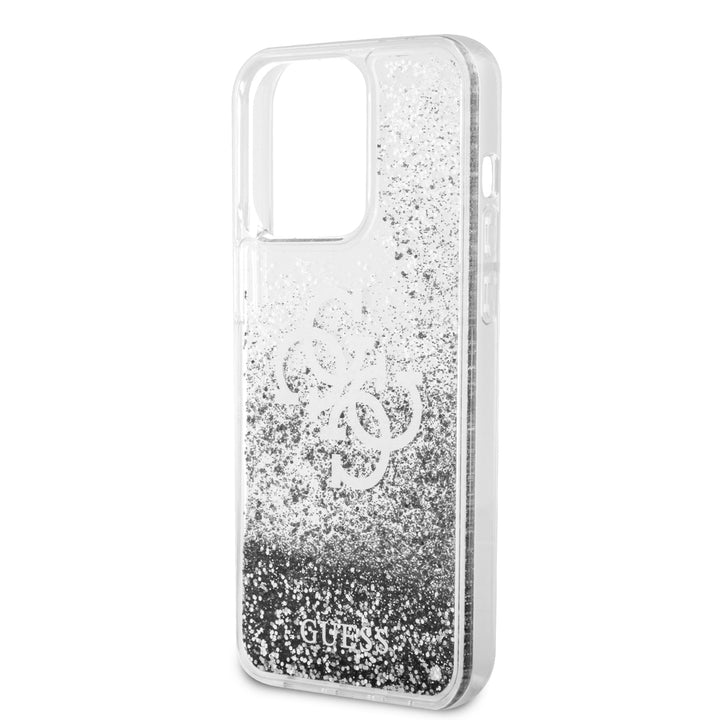 Funda Guess TPU Brillantina Transparente para iPhone 15 Pro Max
