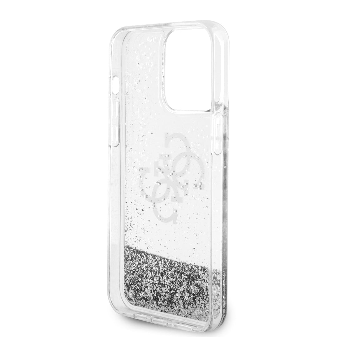 Funda Guess TPU Brillantina Transparente para iPhone 15 Pro Max