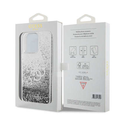 Case Guess TPU Brillantina Transparente para iPhone 15 Pro Max | Elegancia y Protección