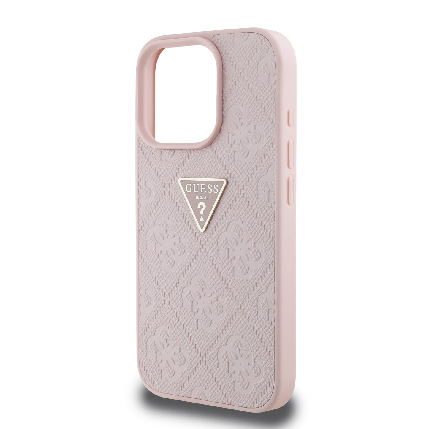 Case Guess 45 Triángulo iPhone 16 Pro Rosa | Estilo y Protección Exclusiva