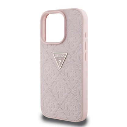 Case Guess 45 Triángulo iPhone 16 Pro Rosa | Estilo y Protección Exclusiva