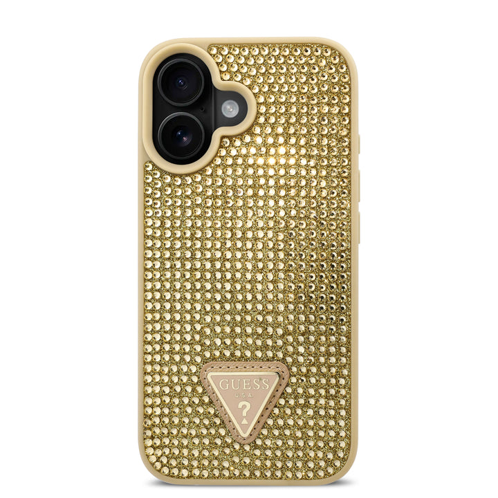 Funda Guess Original iPhone 16 Pedreria Triangulo