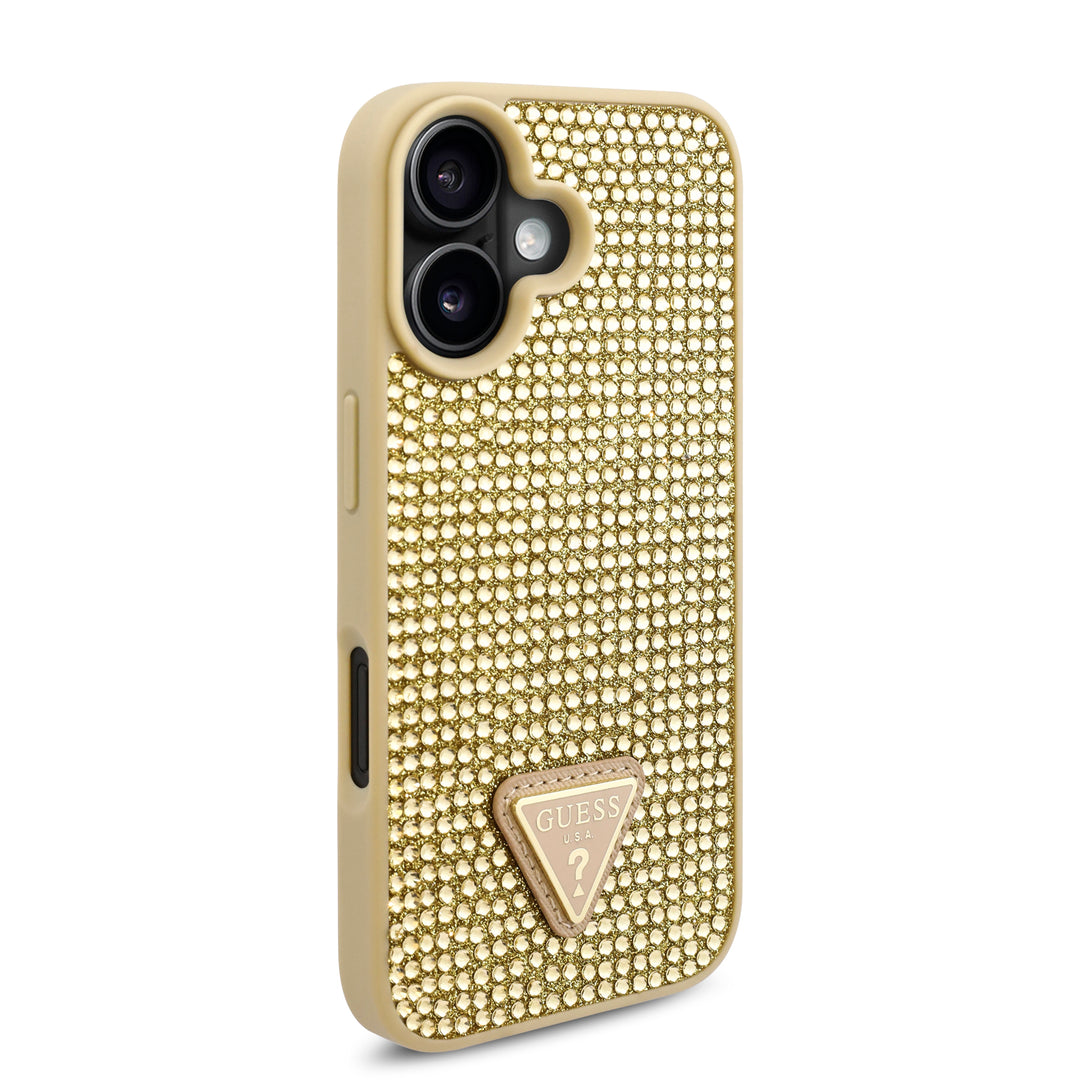 Funda Guess Original iPhone 16 Pedreria Triangulo