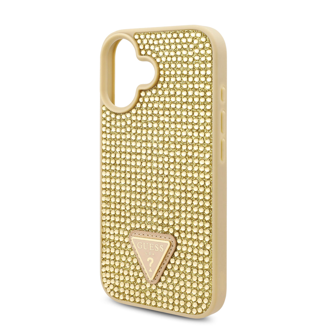 Funda Guess Original iPhone 16 Pedreria Triangulo